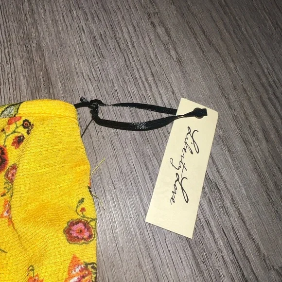 NWT Liberty Love Sunshine Yellow Floral Sundress Size 2X - Picture 8 of 9